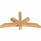 Ekena Millwork Alberta Smooth Timber Gable Bracket, Western Red Cedar, 48"W x 26"H x 3 1/2"D x 3 1/2"F, 13/12 Pitch GBW048X26X0404ALB00SWR - alternate 2